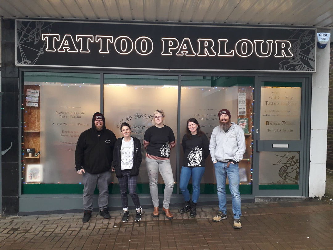 Give for the love of giving, at the Old Smithy Tattoo Parlour