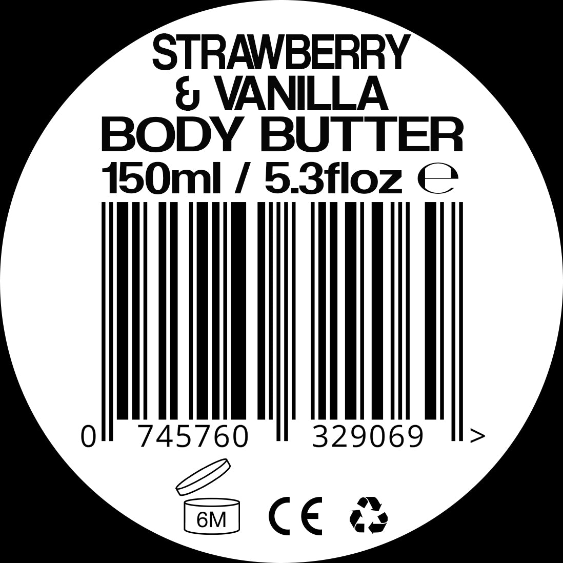 Rubem Strawberry & Vanilla Body Butter